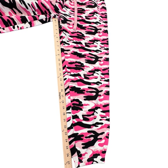 Pink Camouflage Jogger Sweatpants - Picture 9 of 10